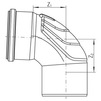 Draft REHAU RAUPIANO PLUS bend 87° long, d - 110 [Code number: 11002591001 / 100 259 001]