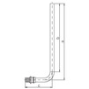 Draft (TEMPORARILY NOT SUPPLIED) - REHAU RAUTITAN radiator bend, stainless steel, length 250 mm, d - 20 [Code number: 12662621001 / 266 262 001]