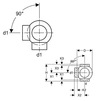 Draft Geberit HDPE Double branchball 88.5°, connections 90° offset, d125, d1 110 [Code number: 368.335.16.1]