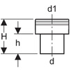 Draft Geberit HDPE Straight adapter to stoneware, d200 [Code number: 370.739.16.1]