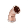 Photo Geberit Mapress Copper bend 45°, d 42 [Code number: 60607]