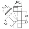 Draft Wavin Asto Branch fitting, d - 160x110 [Code number: 24156560]