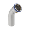 Photo Geberit Mapress Stainless Steel bend 45° with plain end, gas, d88,9 [Code number: 34451]