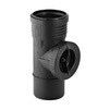 Photo Geberit Silent-PP access pipe 90° with screw cap, d 125 [Code number: 390.627.14.1]