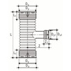 Draft Wavin X-Stream T-piece 90°, reducing, d - 400*300 (on request) [Code number: 23176247]