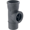 Photo Geberit Silent-Pro Access pipe 90° with round access cover, d110 [Code number: 393.527.14.1]