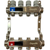 Photo MVI Collector AquaHit, d - 1", d1 - 3/4"ЕК, 5 outlets, of stainless steel, without flow meters, without service group [Code number: AH.405.06]