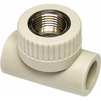 Фото Тройник Wavin Ekoplastik PP-RCT, d - 25, d1 - 1/2", с металлической внутренней резьбой [Артикул: STKI02520RCT]