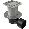 Photo Tatpolymer Adjustable drain, d - 110/75, for tile, horizontal [Code number: 1d0889 / TP-5100.1-3020]