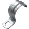 Photo MAYER Single-arm brace, d - 16-17, hole 6,5x5 mm, galvanic anti-corrosion coating 8-10 microns [Code number: 20 0016 1]