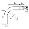 Draft Wavin PVC Pressure Pipe systems Bend 90° with Wavisafe socket, PN 10, d - 90  [Code number: 3017669 / 20140063]