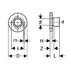 Draft [NO LONGER PRODUCED. REPLACEMENT: 23760] - Geberit Mapress Carbon Steel flange PN 10/16, with pressing socket, d88,9 [Code number: 23710]