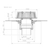Draft Hutterer & Lechner Safety roof drain, with bitumen membrane, vertical, DN110 [Code number: HL 62HSafe/1]