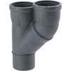 Photo Geberit Silent-Pro T-piece with parallel outlet 45°, d110, d1 110 [Code number: 393.557.14.1]