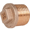Photo REHAU AURLINE RX+ End cap, R - 1", with a square and a rim, bronze [Code number: 18711061001]