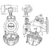 Draft MVI Combination valve flanged, d - 80, Kvs-PN 96,6-16, auto [Code number: BL.650.11]
