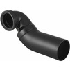 Фото Колено 90° Geberit HDPE соединительное, для подвес. унитаза, с левым отступом, с расширением, d - 110, d1 - 90 [Артикул: 367.913.16.1]