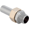 Photo Geberit Mapress Stainless Steel adapter union with male thread and plain end, d 28 [Code number: 35407]