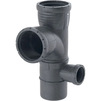 Photo Geberit Silent-Pro Combined branch fitting 87,5°, right, d110, d1 110, d2 50 [Code number: 393.565.14.1]