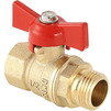 Photo (NO LONGER PRODUCED) - VALTEC Ball valve STANDARD, butterfly handle, female-male, d - 1/2" [Code number: VT.123.G.04]