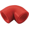 Photo AntiFire Elbow 90°, d - 125, PP, red (price on request) [Code number: 034484]
