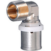 Photo MVI Press fitting elbow, d - 16, d1 - 3/4", PN 16, with male thread [Code number: PF.532.0405]