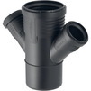 Photo Geberit Silent-PP corner branch fitting 45°, d 90*50*50 [Code number: 390.469.14.1]