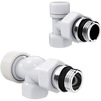 Фото Набор термостатический осевой Royal Thermo Design, d - 1/2", М30х1,5 (Белый) [Артикул: RATVDO11212WH]