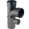 Photo Geberit Silent-PP combined branch fitting 88.5°, swept-entry, d 90*90*50 [Code number: 390.456.14.1]