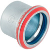 Photo [NO LONGER PRODUCED] - Geberit Mapress Carbon Steel cap, FKM, d 18 [Code number: 51753]