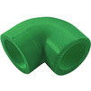 Photo AntiFire Green Elbow 90°, d - 140, SDR 17, PP, green (price on request) [Code number: 034797]