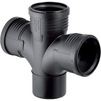 Photo Geberit Silent-PP corner branch fitting 87,5°, d 90*90*90 [Code number: 390.466.14.1]