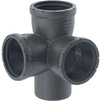 Photo Geberit Silent-Pro Corner branch fitting 87,5°, d125, d1 110, d2 110 [Code number: 393.662.14.1]