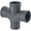 Photo Geberit Silent-Pro Double branch fitting 87,5°, offset, d125, d1 110, d2 110 [Code number: 393.665.14.1]