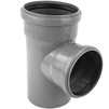 Photo RTP BETA T-piece 87° for non-pressure domestic sewage, for socket, PP, d - 110, d1 - 110 [Code number: 36574]