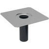 Photo Geberit Pluvia vapour barrier connection, steel CrNi 1.4301, d 90 [Code number: 359.102.00.1]