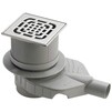 Photo VIEGA Advantix Top Floor drain, grate 150x150 mm, horizontal, frame made of stainless steel, d 50 [Code number: 669225]