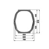 Photo HAURATON DRAINFIX TWIN 1/0 Seepage element of PE-PP, inspection, black (2 parts), bottom part closed, 1145x760x870 mm (price on request) [Code number: 96660]