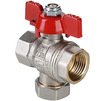 Photo VALTEC Ball valve with filter, female-female, d - 1/2" [Code number: S.3161.04]