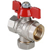 Photo VALTEC Ball valve with filter, female-female, d - 3/4" [Code number: S.3161.05]