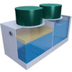 Photo ONYX Grease separator 29-1900 industrial for ground and underground installation, capacity 29 cubes/hour, 1900 peak, manhole 630 mm, 2000x1500x1500 mm, d - 160 (price on request) [Code number: 3d0161]