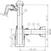 Draft Hutterer & Lechner Wash-basin trap with appliance hose connector and rosette, DN32x1 1/4' [Code number: HL 132.1/30]