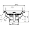 Draft Hutterer & Lechner Waste outlet for citchen sinks with outlet D 90 mm, connection 6/4" [Code number: HL 14/90]