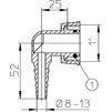 Draft Hutterer & Lechner Appliance hose connector, O-ring, 1'x8-13 [Code number: HL 19.2]