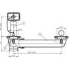 Draft Hutterer & Lechner Outlet connection, for double sinks with waste outlets 1 1/2' and overflow assembly, DN40 [Code number: HL 24U-6/4]