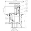 Draft Hutterer & Lechner Floor drain with stainless steel frame KLICK-KLACK, vertical, DN50/75/110 [Code number: HL 310N-3120]