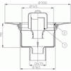 Draft Hutterer & Lechner Floor drain body with stainless steel liner, vertical, DN75 [Code number: HL 317KN]