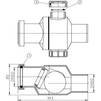 Draft Hutterer & Lechner Non-return valve, DN50 [Code number: HL 4]