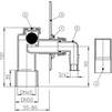 Чертеж Подсоединение Hutterer Lechner для стиральной или посудомоечной машины, DN 40/50 [Артикул: HL 440]