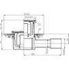 Draft Hutterer & Lechner Floor drain, horizontal, DN40/50 [Code number: HL 510N] (Russia)